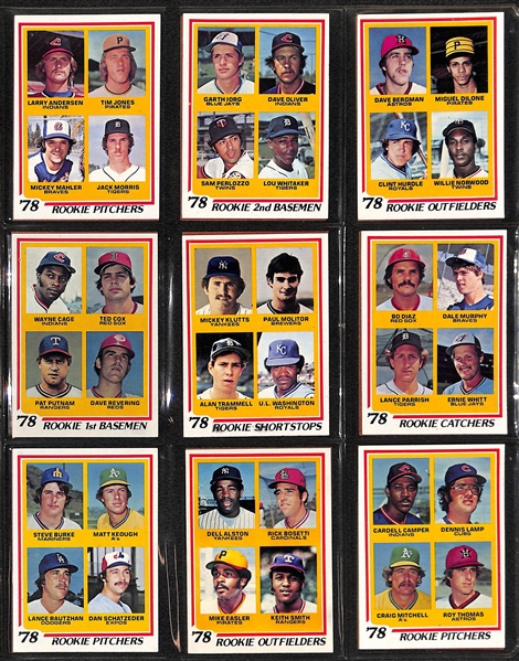 1978 Topps Baseball Card Complete Set of 726 Cards w. Eddie Murray Rookie