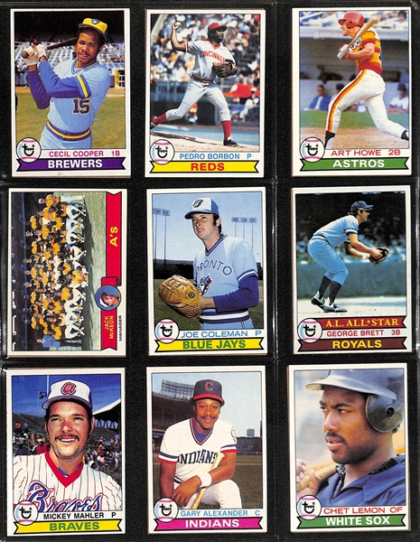 1979 Topps Baseball Card Complete Set of 726 Cards w. Ozzie Smith Rookie