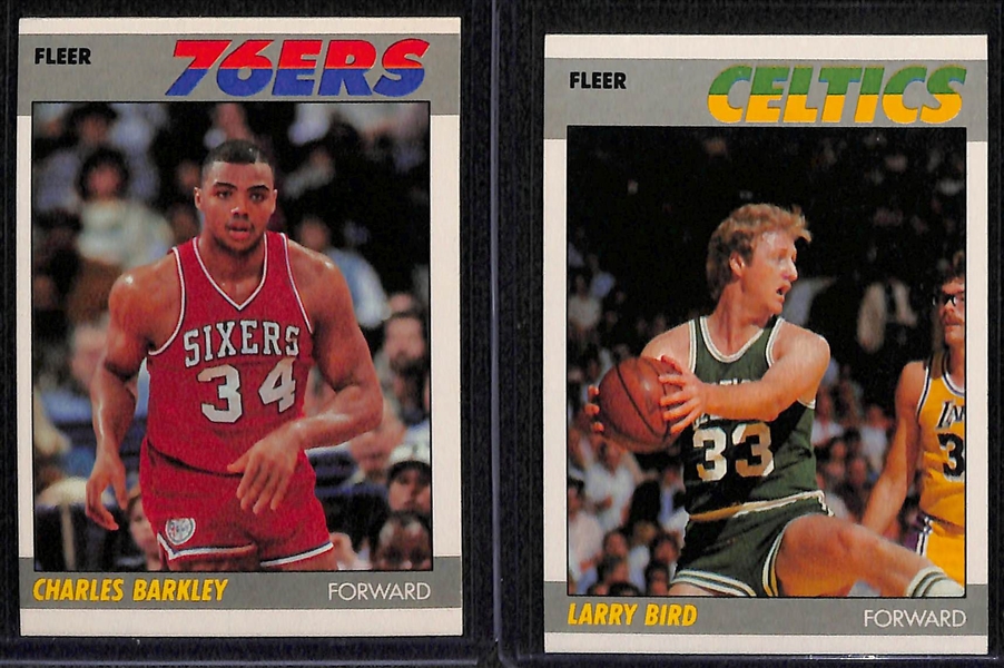 1987-88 Fleer Basketball Set (Missing Only Michael Jordan Card) - 131 of 132 Cards