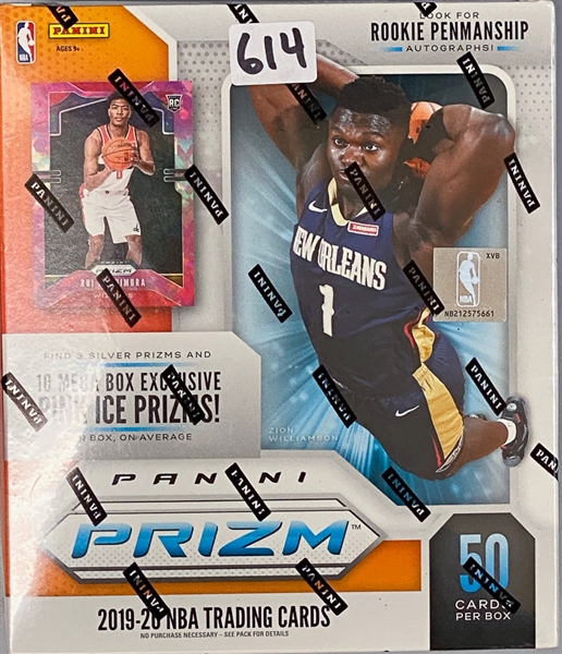 2019-20 Prizm Basketball Sealed Mega Box (Possible Zion Williamson and Ja Morant Rookies!)