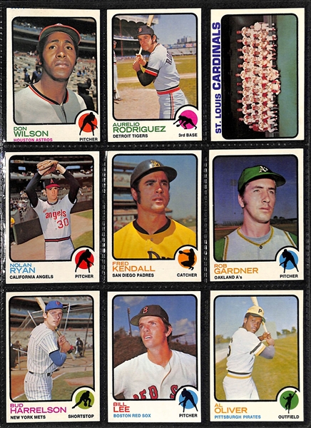 1973 Topps Baseball Card Complete Set of 660 Cards w. Mike Schmidt Rookie