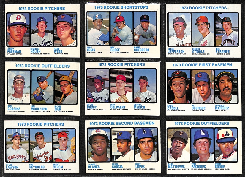 1973 Topps Baseball Card Complete Set of 660 Cards w. Mike Schmidt Rookie