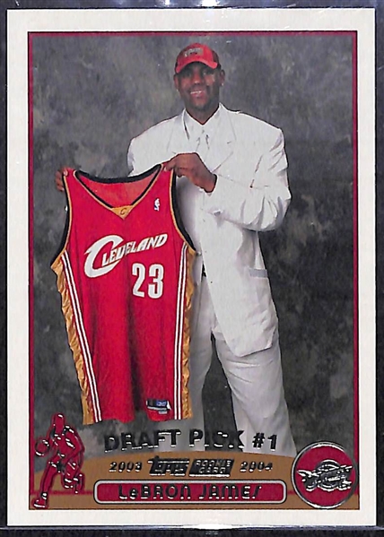 2003-04 Topps Lebron James Rookie Card