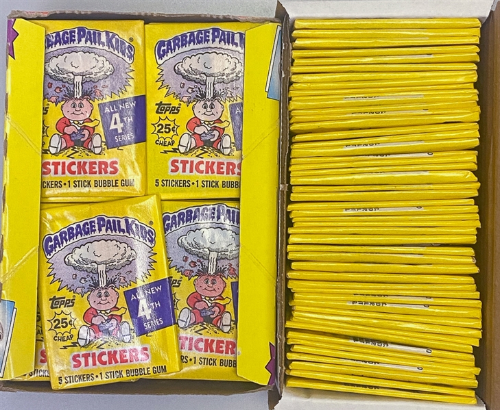 1986 Garbage Pail Kids 4th Series Complete Wax Box of 48 Packs + Additional 48 Sealed Packs