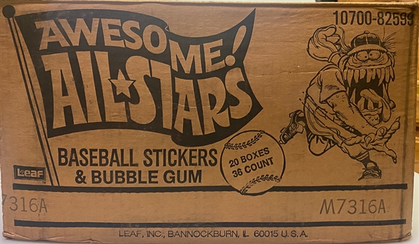 Case of 1988 Leaf Awesome All-Stars (Case is Complete but Not Sealed)