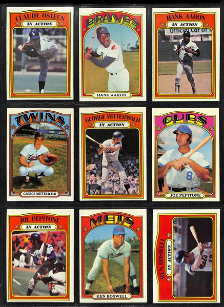 1972 Topps Baseball Card Complete Set (All 787 Cards!)