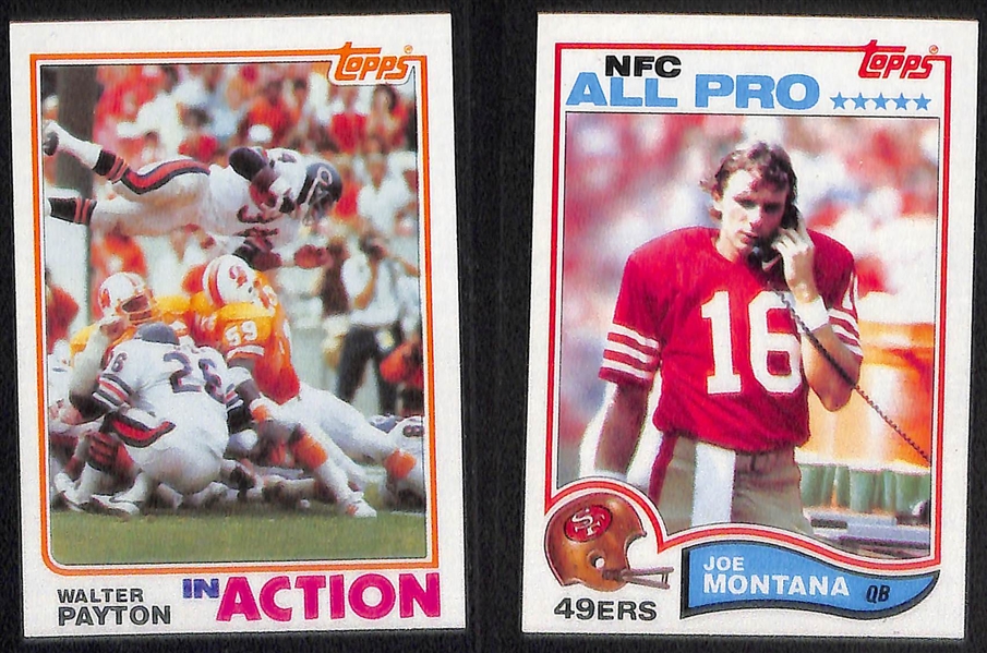 Mostly Pack-Fresh 1982 Topps Complete Football Set (All 528 Cards) w. Lawrence Taylor & Ronnie Lott Rookies!