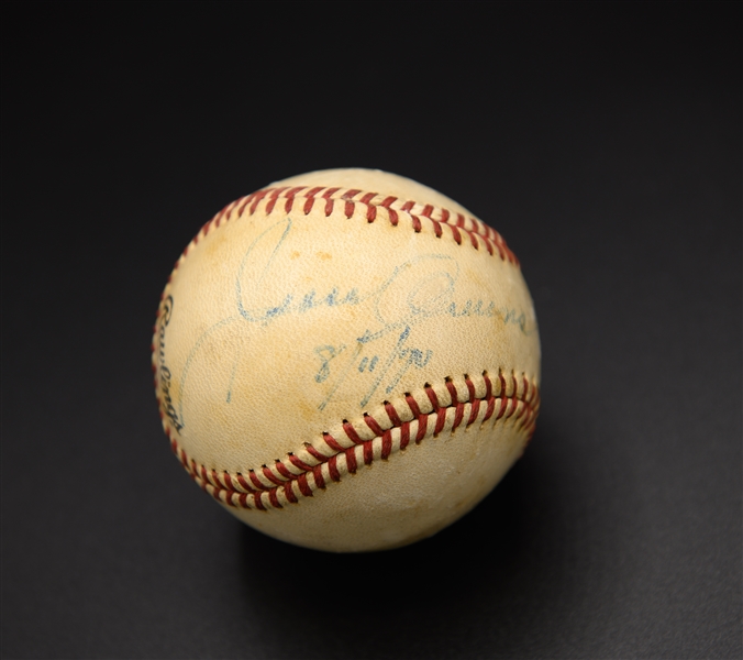 RARE Jesse Owens Signed Official Carolina League Baseball Inscribed 8/11/70 By Jesse - JSA LOA