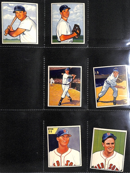 Lot of (125) High-Quality 1950 Bowman Baseball Cards (125 of the First 144 in the Set)