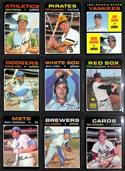 1971 Topps Baseball Complete Set of 752 Cards