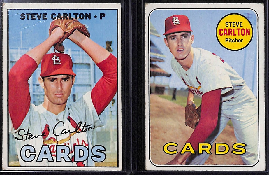 Lot Detail - 1975 Topps George Brett Rookie & (7) Steve Carlton Cards (Inc.  1967, 1969, 1970, 1972, 1972T, 1973, 1975)