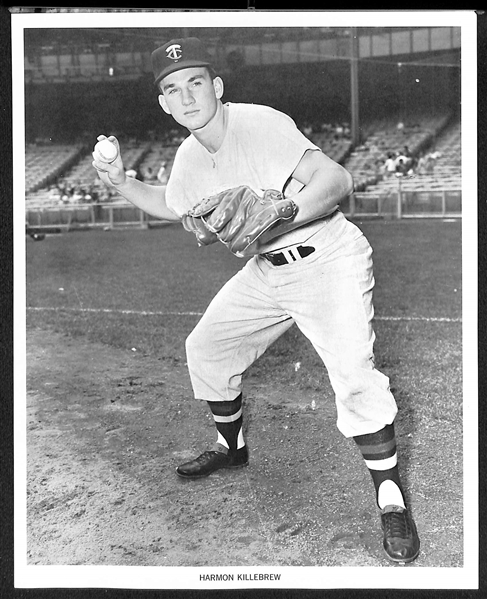 Lot of (10) Orioles & (10) Twins Early 1960s Manny's Baseball Land Player Souvenir 8x10 Photos w. B. Robinson & Killebrew