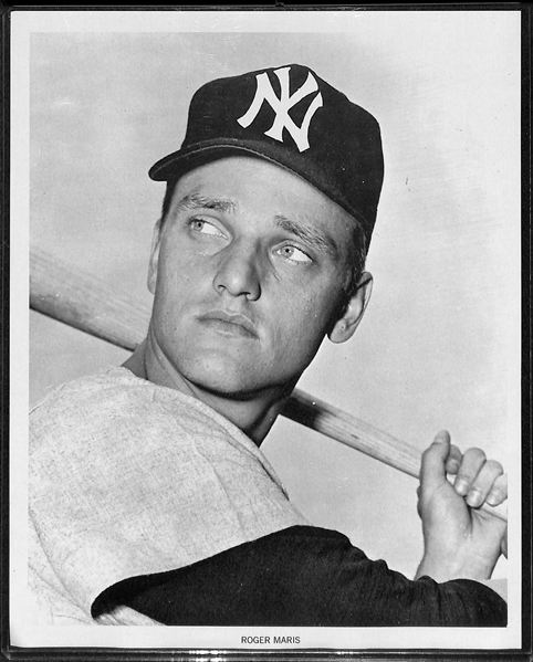 Lot of (15) NY Yankees Early 1960s Manny's Baseball Land Player Souvenir 8x10 Photos w. Maris & Stengel/Dickey