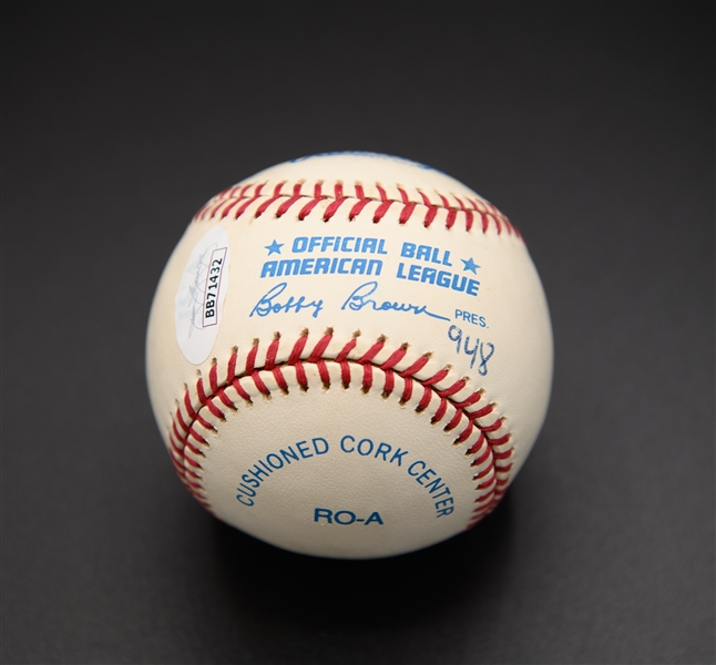 Ted Williams Signed Official AL Baseball (JSA Letter of Authenticity)