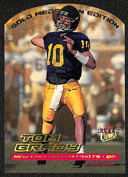2000 Fleer Ultra Gold Medallion Tom Brady #234G Rookie Card