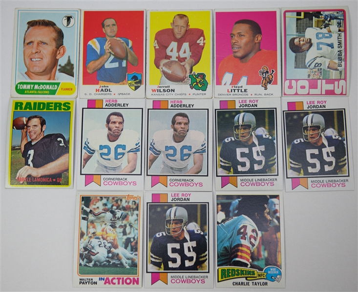 Lot of (200) 1959-1982 Topps Football Cards & (500) 1985 Topps Football Cards