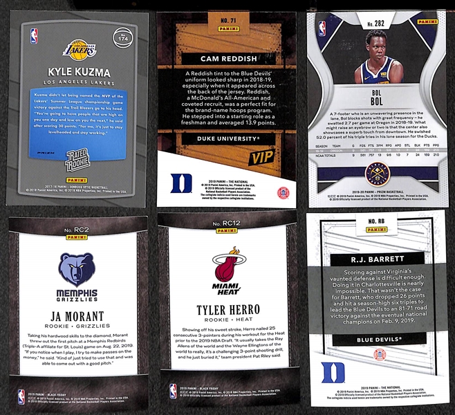 Lot of (44) Current Era Basketball (29) & Football (15 cards) Rookie Cards w 2017 Donruss Optic Kyle Kuzma Rookie