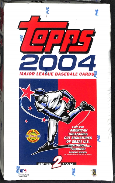 Lot of (2) 2004 Topps Baseball Series 2 Sealed Hobby Boxes