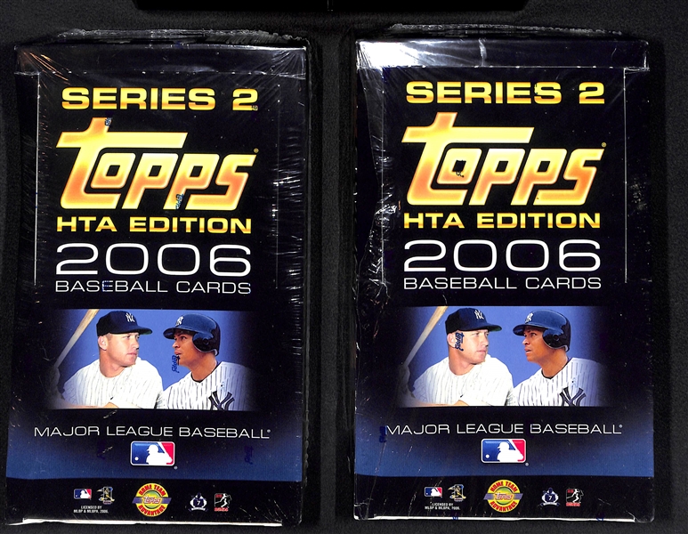 Lot of (2) 2006 Topps Baseball Series 2 HTA Hobby Sealed Boxes - Potential for Verlander