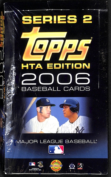 Lot of (2) 2006 Topps Baseball Series 2 HTA Hobby Sealed Boxes - Potential for Verlander