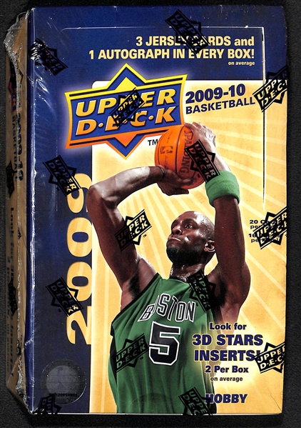 2009-10 Upper Deck Basketball Sealed Hobby Box - Potential for James Harden & Stephen Curry