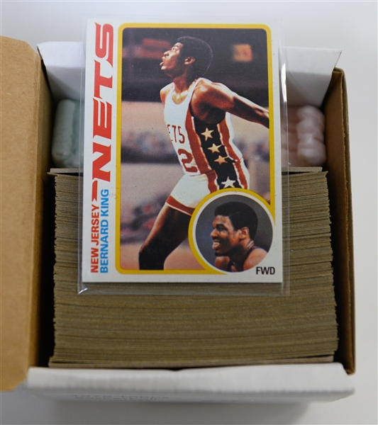 1978-79 Topps Basketball Complete Set of 132 Cards w. Bernard King Rookie