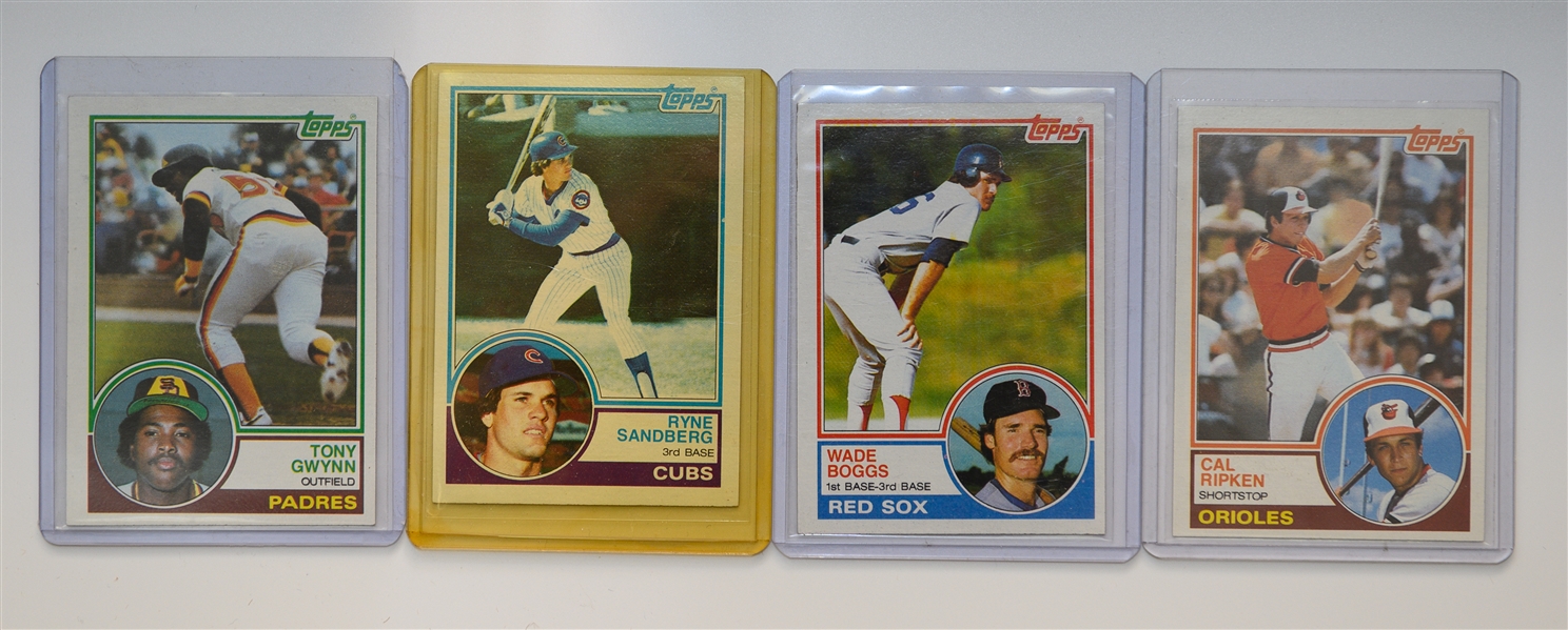 Lot of (4) Topps Baseball Sets - 1982, (2) - 1983, & 1984