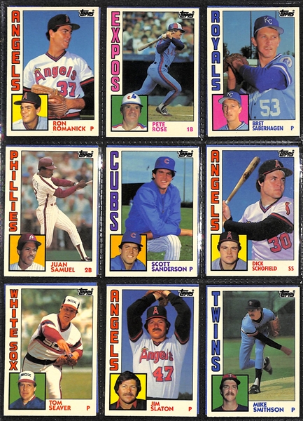 Lot of (3) Baseball Card Sets - 1984 Donruss, 1984 Topps, 1984 Topps Traded