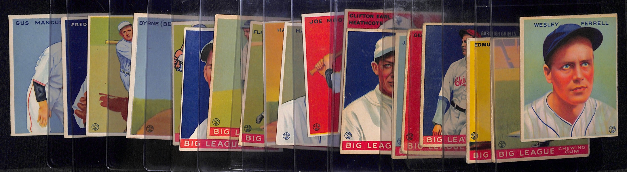 Lot of (19) 1933 Goudey Baseball Cards