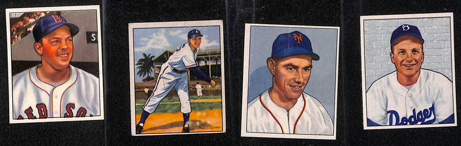 Lot of (14) 1949-1950 Bowman Baseball Cards