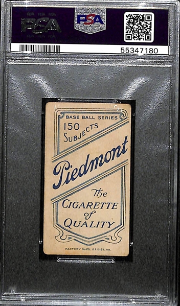 1909-11 T206 Clark Griffith, Reds (HOF) Tobacco Card Graded PSA 2 (Piedmont 150, Factory No. 25)