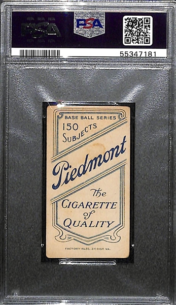 1909-11 T206 Harry Covaleski (Phillies) Tobacco Card Graded PSA 3 Piedmont 150, Factory No. 25)