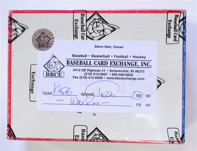 1983 Topps Baseball Unopened Box (BBCE Authenticated/Sealed) - Potential for Boggs, Gwynn, Sandberg Rookies