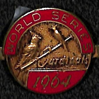 1964 St. Louis Cardinals World Series Press Pin