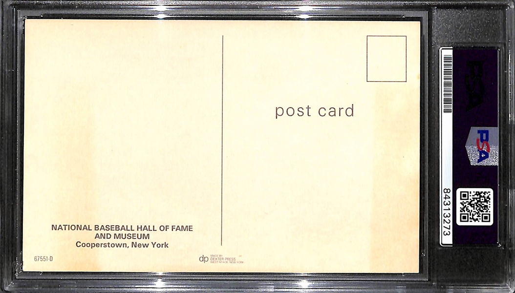 Sandy Koufax Signed Baseball HOF Plaque Card - PSA/DNA Encased