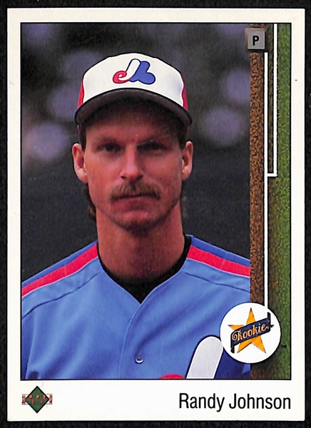 Lot of (24) 1989 Upper Deck Randy Johnson Rookie Cards - MANY Grade-Worthy Cards!