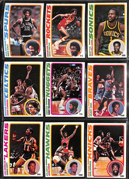 1978-1979 Topps Basketball Complete Set (All 132 Cards)