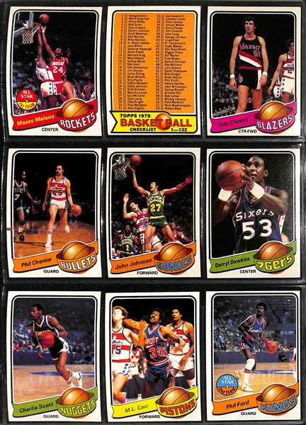 1979-1980 Topps Basketball Complete Set (All 132 Cards)