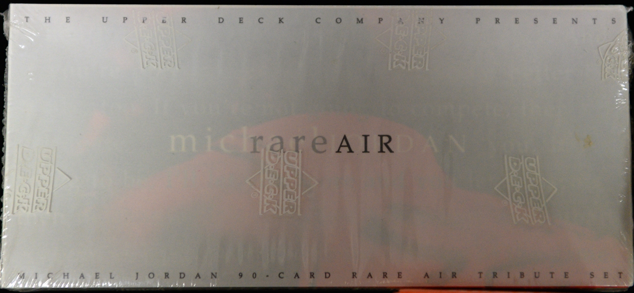 Sports Card & Michael Jordan Lot w/ UD Michael Jordan Rare Air Sealed Set, Jordan Jumbo Cards, + 