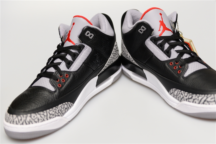 2018 Nike Air Jordan 3 Retro OG Black Cement - Size 13 (Jordan's Actual Size)