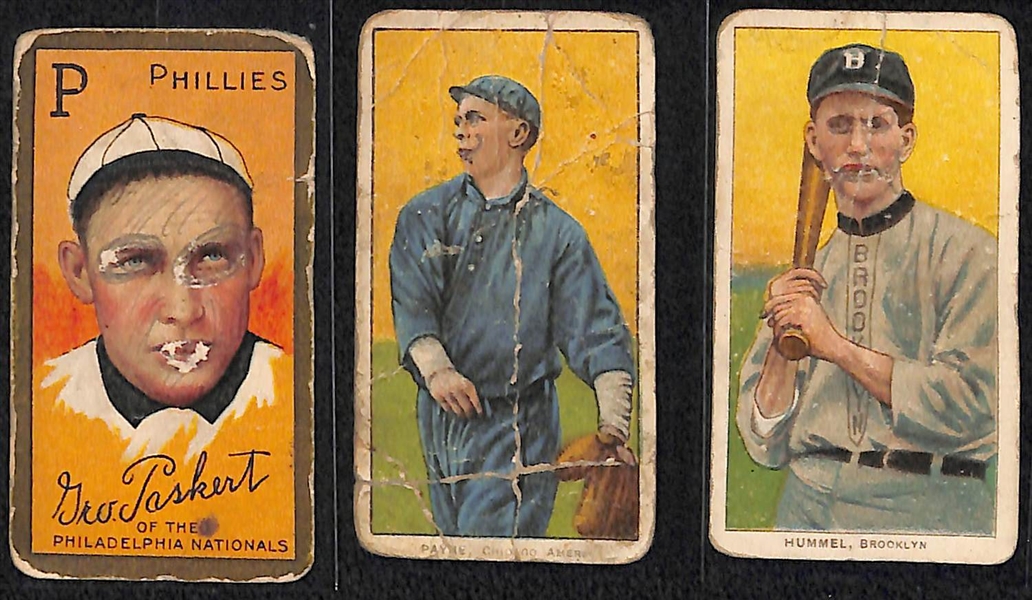 Lot of (15) 1909-11 T206 cards w/ Piedmont, Sweet Caporal and Polar Bear Backs