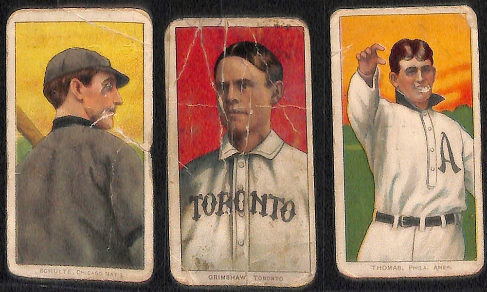 Lot of (15) 1909-11 T206 cards w/ Piedmont, Sweet Caporal and Polar Bear Backs