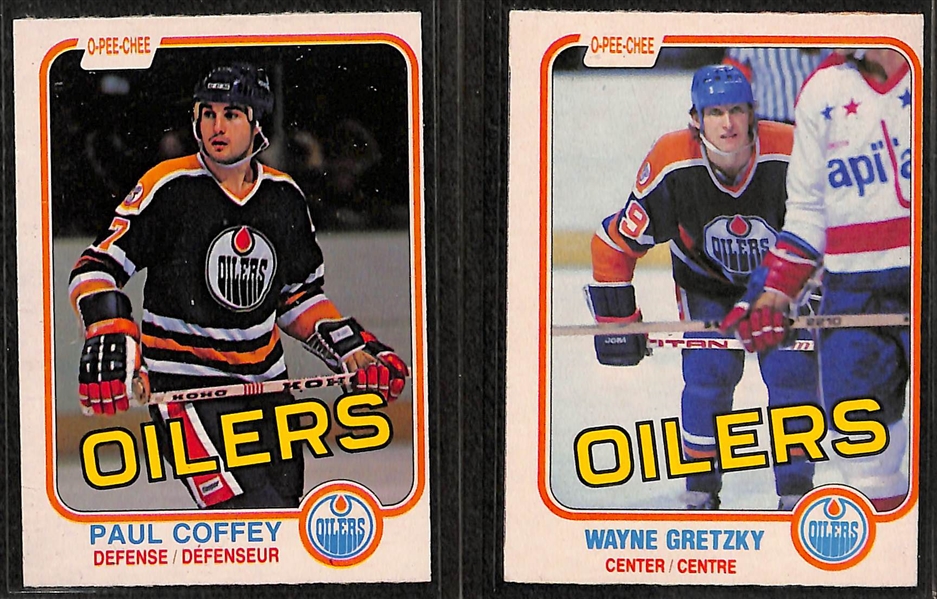 1981-82 O-Pee-Chee Near Complete Hockey Set - Missing 3 Common Cards
