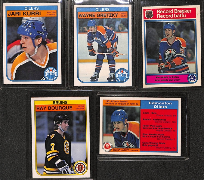 1982-83 O-Pee-Chee Near Complete Hockey Set - Missing 3 Common Cards