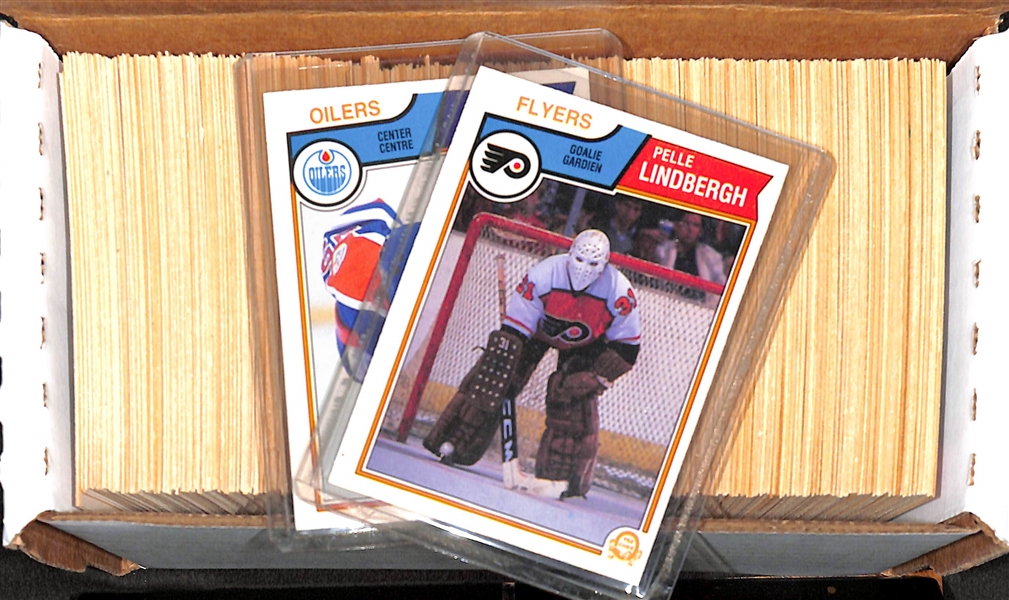 1983-84 O-Pee-Chee Near Complete Hockey Set - Missing 3 Common Cards