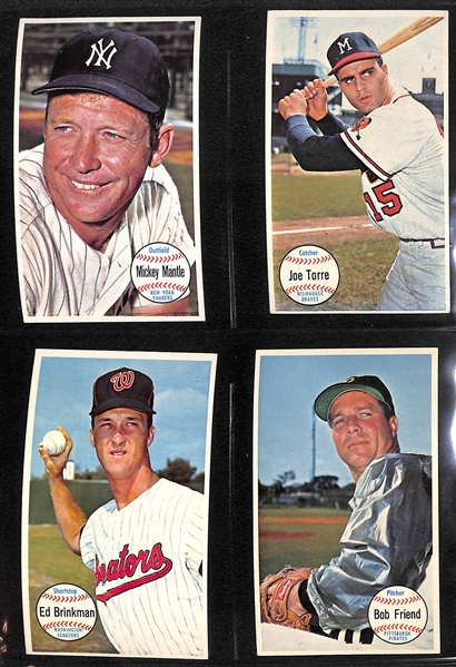 1964 Topps Giants Complete Set of 60 Cards w. Mickey Mantle