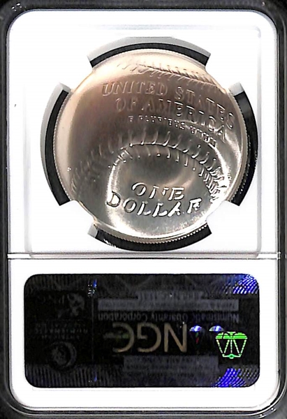 Lot of (2) - 2014 P $1 Silver Dollar Baseball HOF Coins - MS 70 & PF 70 - Tony Gwynn & Reggie Jackson