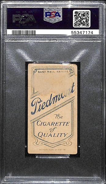 1909-11 T206 Christy Mathewson (HOF) Dark Cap Tobacco Card Graded PSA 1 (Piedmont 150, Factory No. 25)
