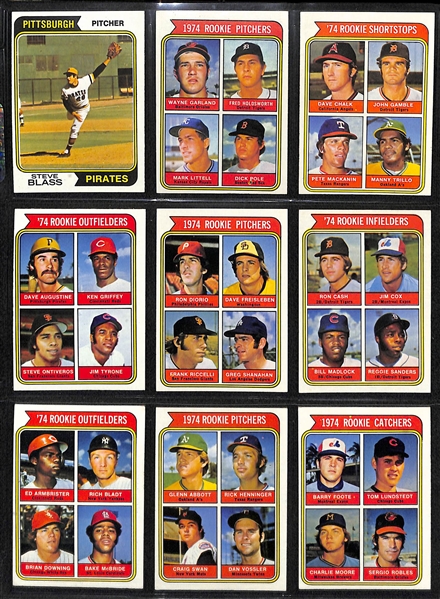 1974 Topps Baseball Card Complete Set (All 660 Cards!) w. 44 Card Traded Set