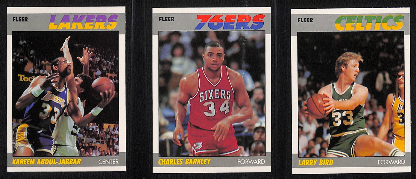 Pack-Fresh 1987-88 Fleer Basketball Set - Missing Michael Jordan Card (131 of 132 Cards)